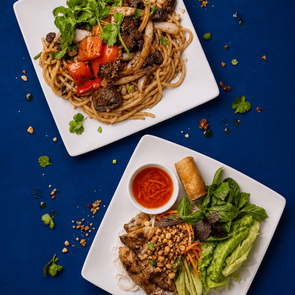Cơm Bò Lúc Lắc, Vietnamese shaking beef over rice