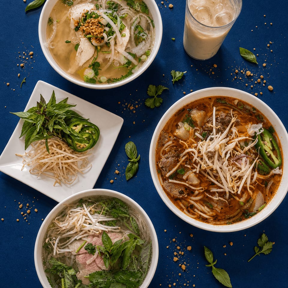 Bowl of Bún Bò Huế