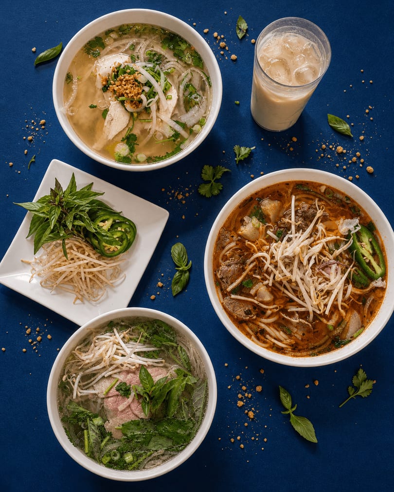 Bowl of Bún Bò Huế